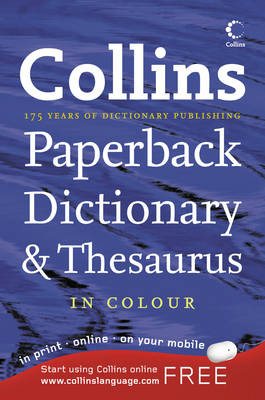 Collins Paperback Dictionary and Thesaurus (Paperback)