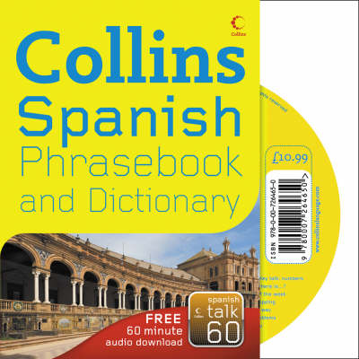 Collins Spanish Phrasebook and Dictionary with CD Pack