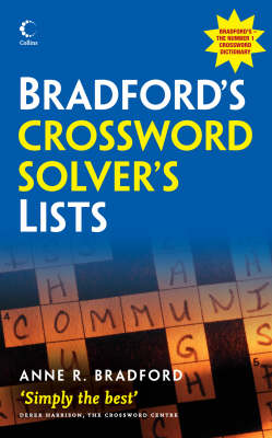 Collins Bradford's Crossword Solver's Lists (Paperback)