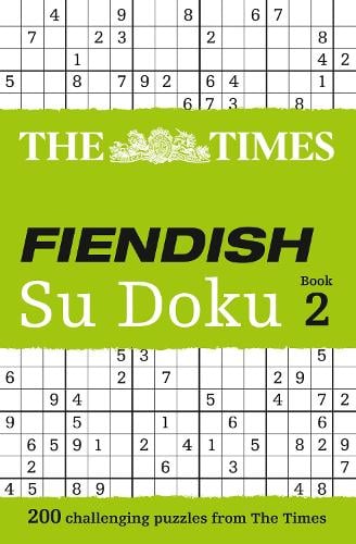 The Times Fiendish Su Doku Book 2: 200 Challenging Puzzles from the Times - The Times Su Doku (Paperback)