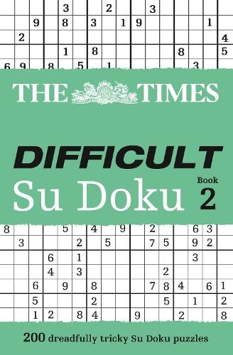 The Times Difficult Su Doku Book 2: 200 Challenging Puzzles from the Times - The Times Su Doku (Paperback)