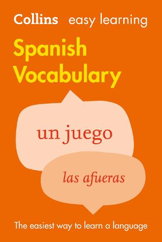 Easy Learning Spanish Vocabulary: Trusted Support for Learning - Collins Easy Learning (Paperback)