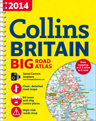 2014 Collins Big Road Atlas Britain (Spiral bound)