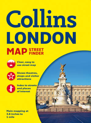 Collins London Streetfinder Map (Sheet map, folded)
