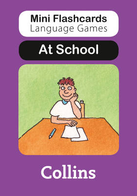 Mini Flashcards Language Games - At School