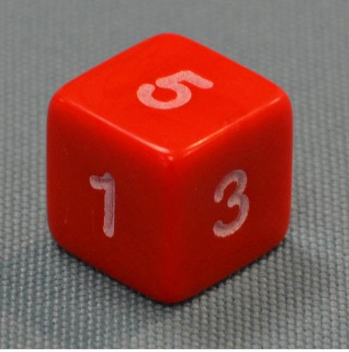Dice - Numbers 1 - 6 - Mini Flashcards Language Games