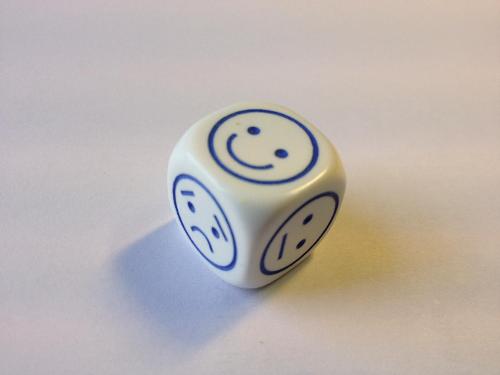 Dice - Mood - Mini Flashcards Language Games