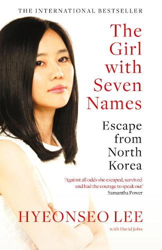 Book cover of The girl with seven names