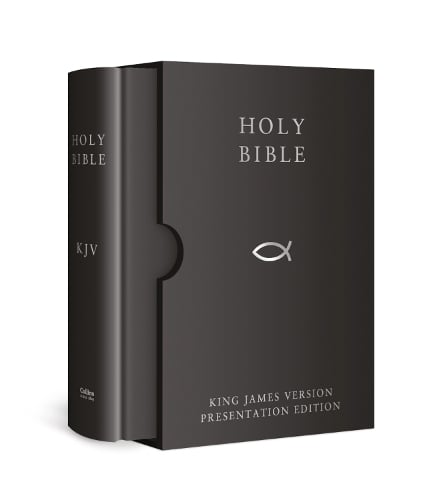 HOLY BIBLE: King James Version (KJV) Black Presentation Edition by ...