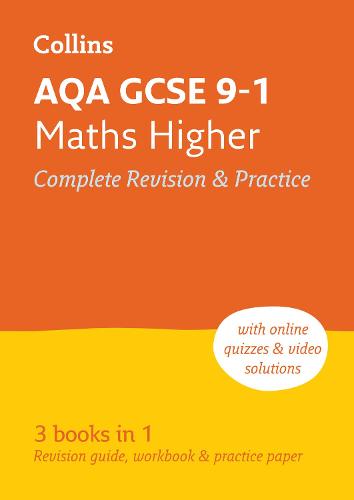 AQA GCSE 9-1 Maths Higher All-in-One Complete Revision and Practice: Ideal for the 2024 and 2025 Exams - Collins GCSE Grade 9-1 Revision (Paperback)