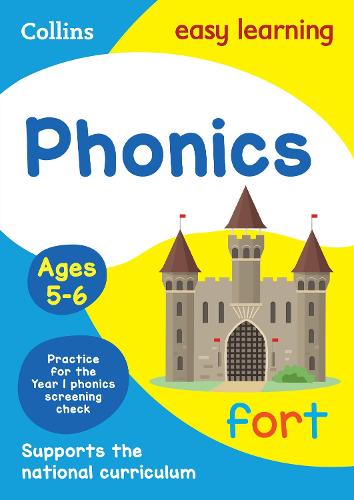 Phonics Ages 5-6: Ideal for Home Learning - Collins Easy Learning KS1 (Paperback)