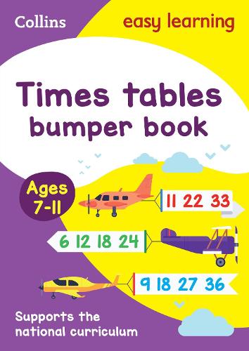 Times Tables Bumper Book Ages 7-11: Prepare for School with Easy Home Learning - Collins Easy Learning KS2 (Paperback)
