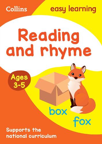 Reading and Rhyme Ages 3-5: Ideal for Home Learning - Collins Easy Learning Preschool (Paperback)