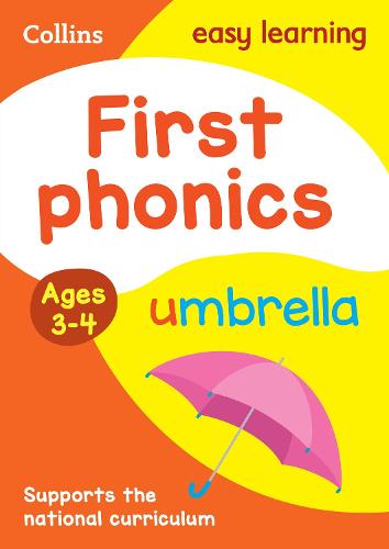 First Phonics Ages 3-4: Ideal for Home Learning - Collins Easy Learning Preschool (Paperback)