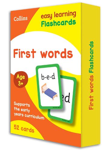 First Words Flashcards: Ideal for Home Learning - Collins Easy Learning Preschool