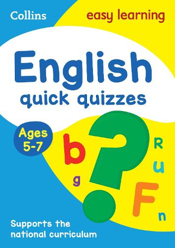 English Quick Quizzes Ages 5-7 - Collins Easy Learning KS1 (Paperback)