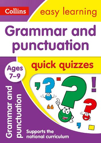 Grammar & Punctuation Quick Quizzes Ages 7-9 - Collins Easy Learning KS2 (Paperback)