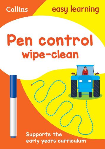Pen Control Age 3-5 Wipe Clean Activity Book: Ideal for Home Learning - Collins Easy Learning Preschool