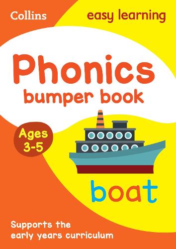 Phonics Bumper Book Ages 3-5 by Collins Easy Learning | Waterstones