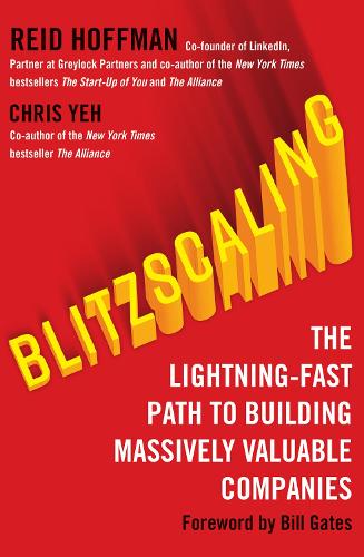 Book cover of Blitzscaling