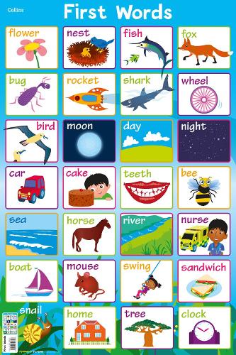 First Words - Collins Children's Poster