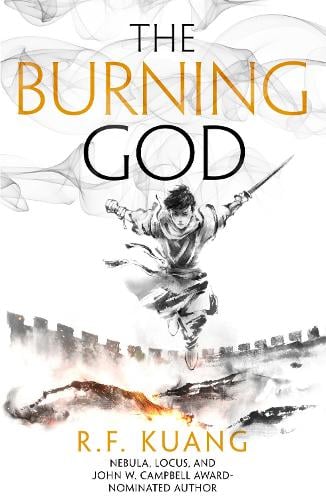 Book cover of The Burning God