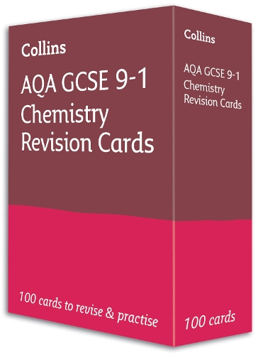 AQA GCSE 9-1 Chemistry Revision Cards: Ideal for Home Learning, 2021 Assessments and 2022 Exams - Collins GCSE Grade 9-1 Revision
