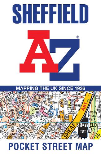 Sheffield A-Z Pocket Street Map (Sheet map, folded)
