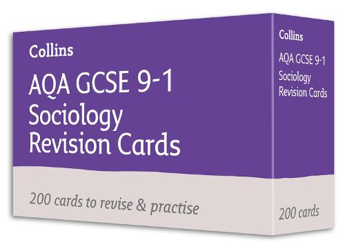 AQA GCSE 9-1 Sociology Revision Cards By Collins GCSE | Waterstones