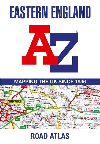 A-Z Maps Eastern England A-Z Road Atlas