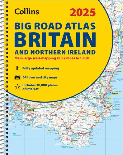 2025 Collins Big Road Atlas Britain and Northern Ireland by Collins ...