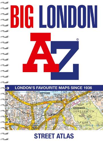 Big London A-Z Street Atlas by A-Z Maps | Waterstones