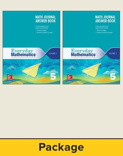 Cover Everyday Mathematics 4, Grade 5, Journal Answer Books  - EVERYDAY MATH (Book)