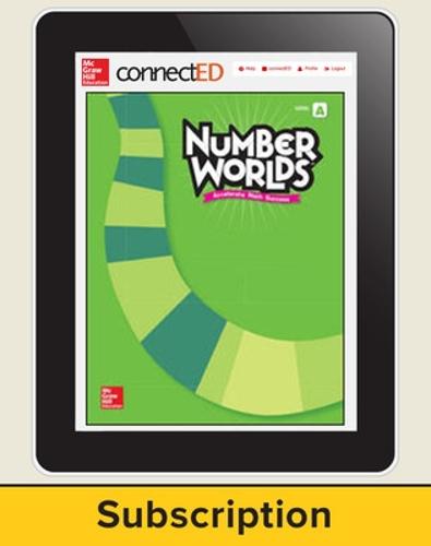 Number Worlds Level A, Student License, 1-year subscription, 5 students - Number Worlds