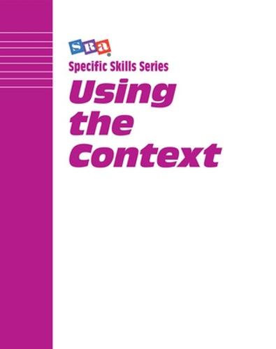Specific Skills Series, Using the Context, Book H - SPECIFIC SKILLS SERIES (Paperback)
