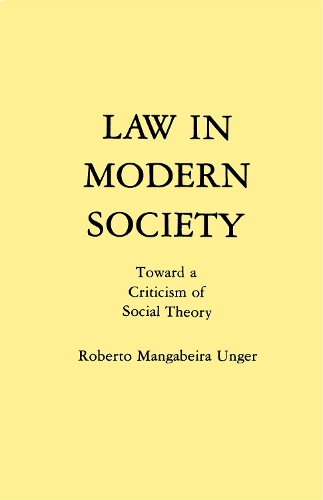 Law in Modern Society (Paperback)