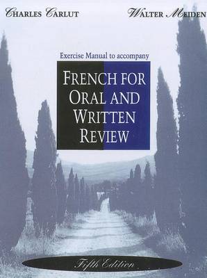 Workbook/Lab Manual for French for Oral and Written Review, 5th (Paperback)