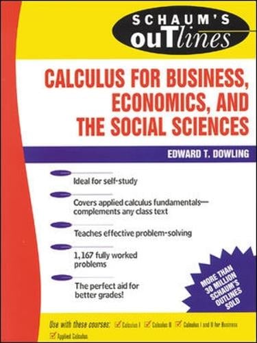 Schaum's Outline of Calculus for Business, Economics, and The Social Sciences (Paperback)