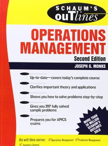 Schaum's Outline of Operations Management (Paperback)