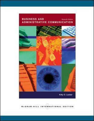 Business and Administrative Communication (Paperback)