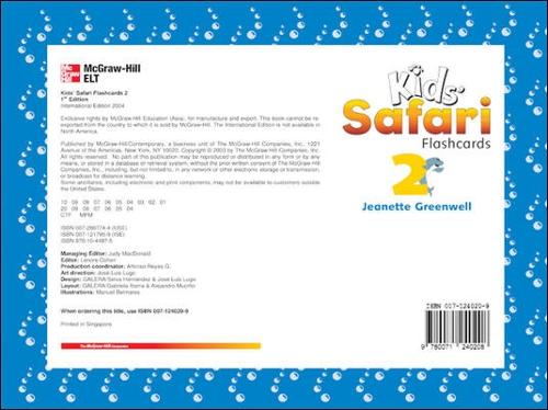 KIDS' SAFARI FLASHCARDS 2 (Paperback)