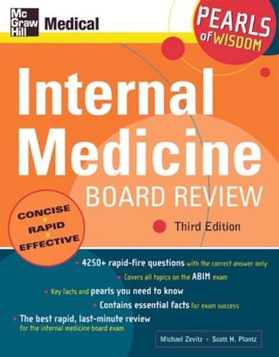 Internal Medicine Board Review: Pearls of Wisdom: Pearls of Wisdom - Pearls of Wisdom (Paperback)