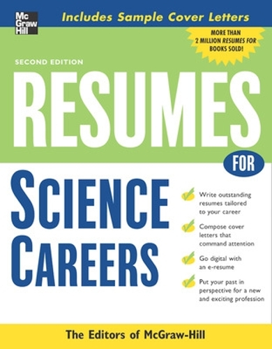 Resumes for Science Careers (Paperback)