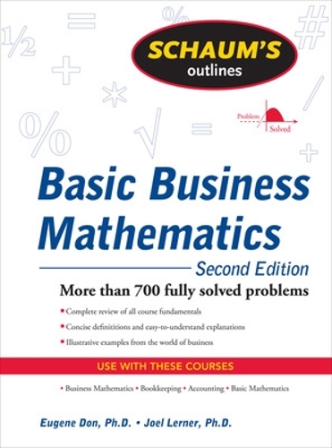 Schaum's Outline of Basic Business Mathematics, 2ed (Paperback)