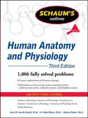 Schaum's Outline of Human Anatomy and Physiology - Schaum's Outline Series (Paperback)