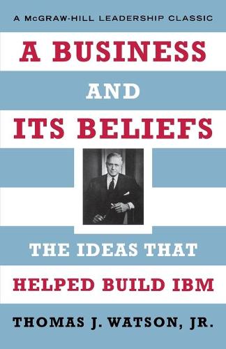 A Business and Its Beliefs (Paperback)