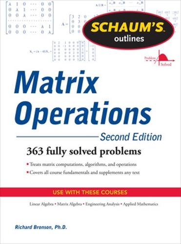 Schaum's Outline of Matrix Operations (Paperback)