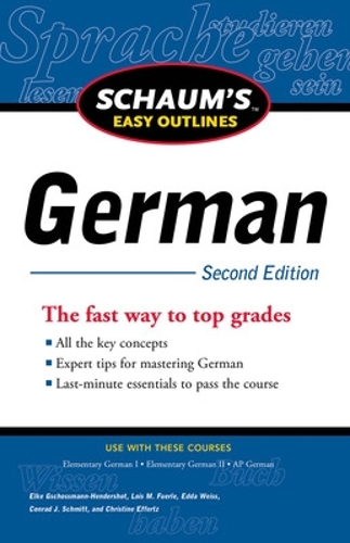 Schaum's Easy Outline of German (Paperback)