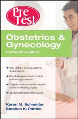 Obstetrics and Gynecology PreTest Self-Assessment and Review - Pretest Clinical Medicine (Paperback)