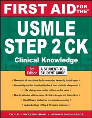 First Aid for the USMLE Step 2 CK - First Aid USMLE (Paperback)